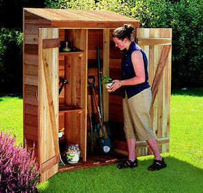 Load image into Gallery viewer, CedarShed 4'x 2' Gardener's Hutch Lifestyle 5 Marin Backyards

