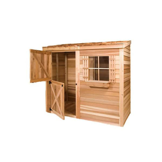 CedarShed Bayside Dutch Door Model 1 Marin Backyards