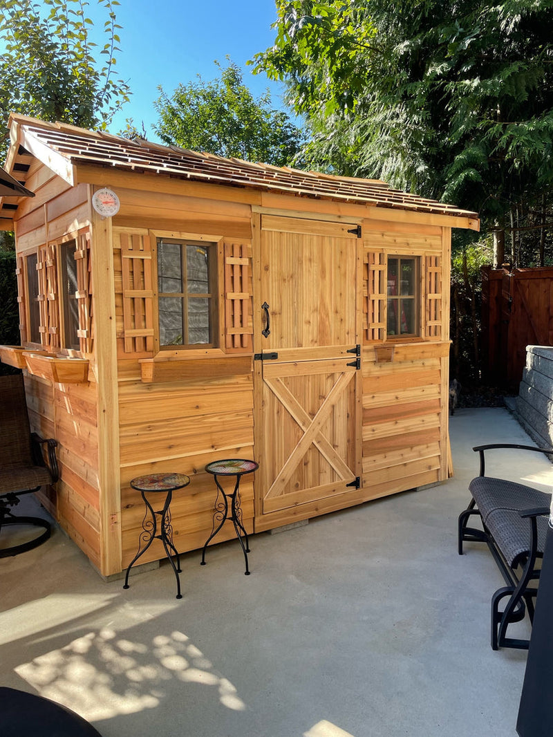 Load image into Gallery viewer, CedarShed Beachhouse Lifestyle 1 Marin Backyards
