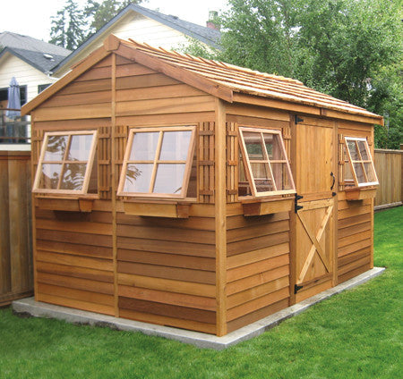 Load image into Gallery viewer, CedarShed Beachhouse Lifestyle 2 Marin Backyards
