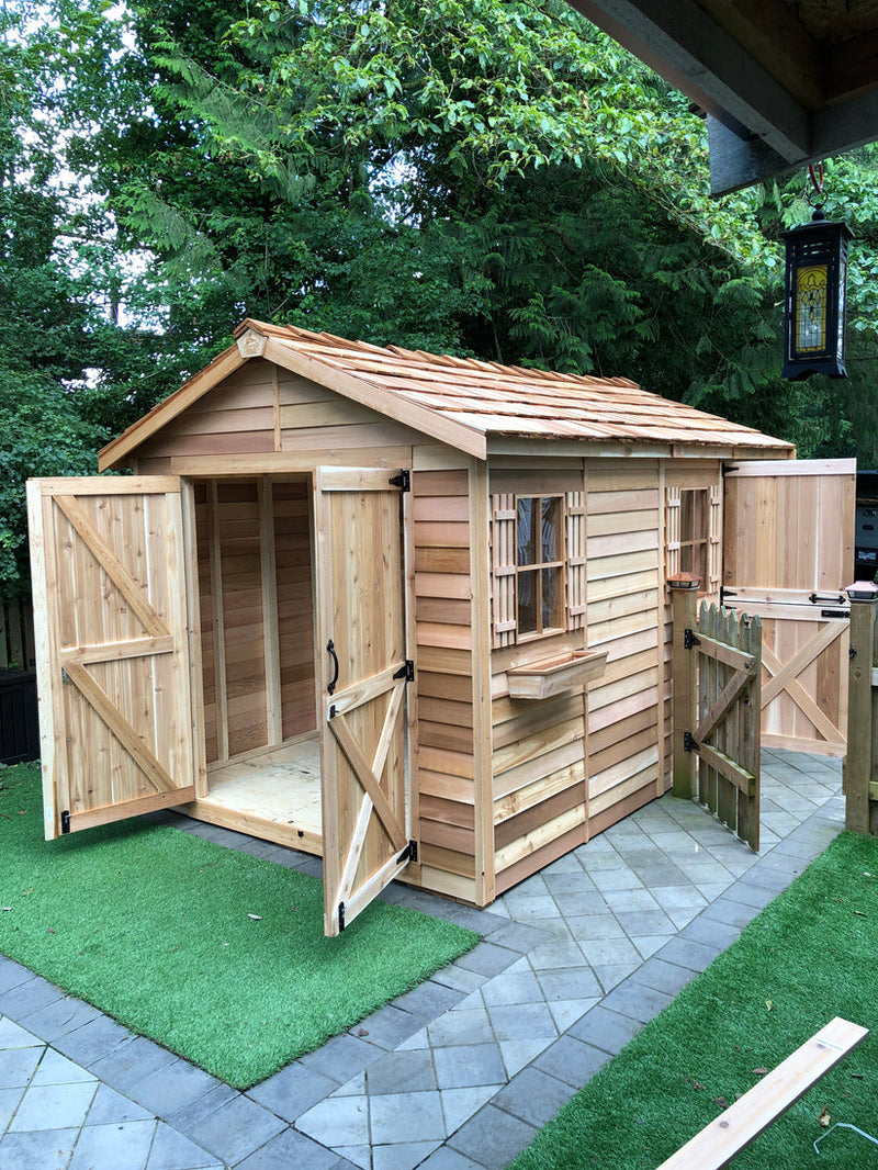 Load image into Gallery viewer, CedarShed Boathouse Lifestyle 5 Marin Backyards
