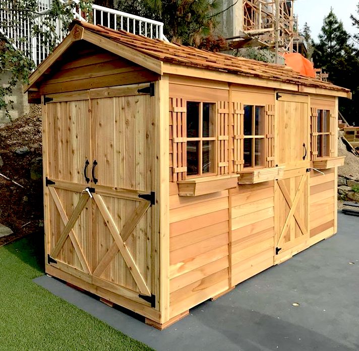 Load image into Gallery viewer, CedarShed Boathouse Lifestyle 6 Marin Backyards

