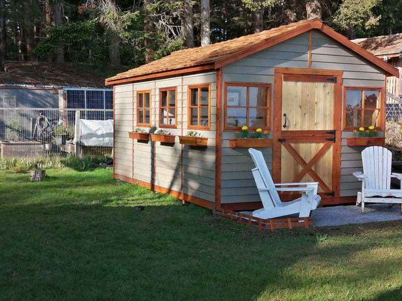 Load image into Gallery viewer, CedarShed Cedarhouse Lifestyle 5 Marin Backyards
