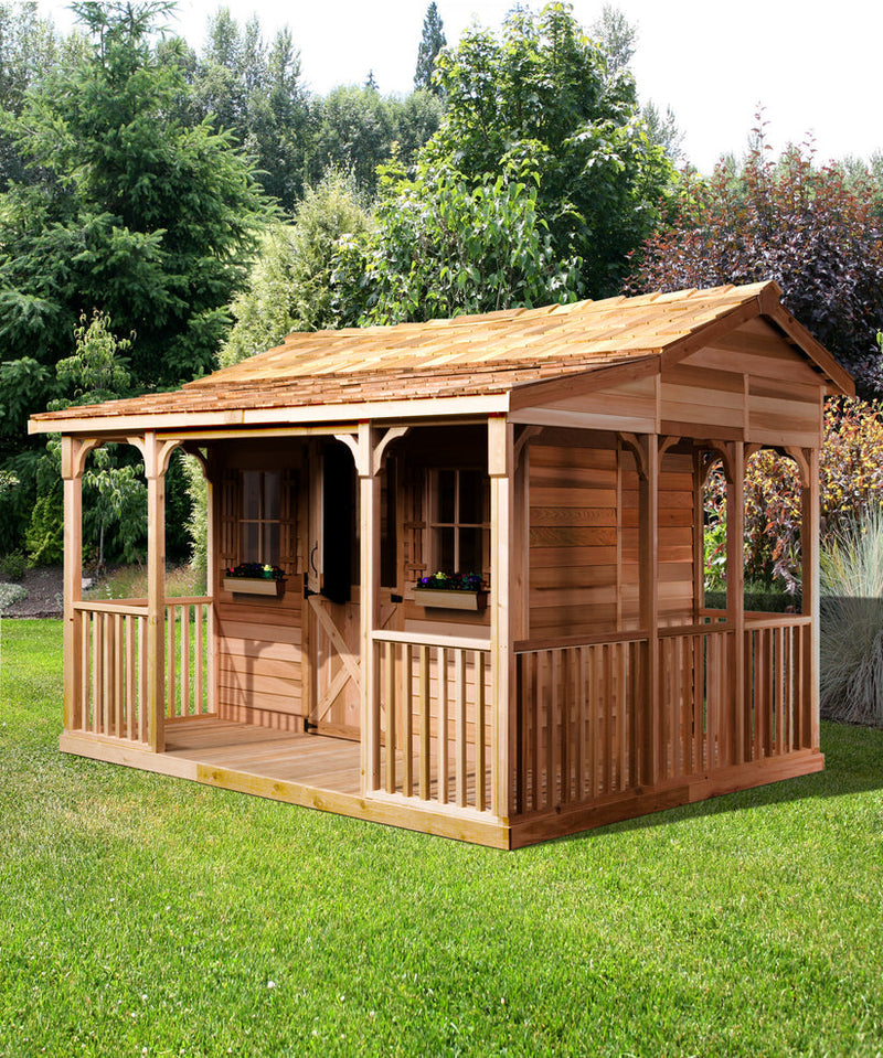 Load image into Gallery viewer, CedarShed Cookhouse Model 2 Marin Backyards
