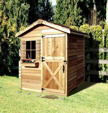 Load image into Gallery viewer, CedarShed Gardener Lifestyle 1 Marin Backyards
