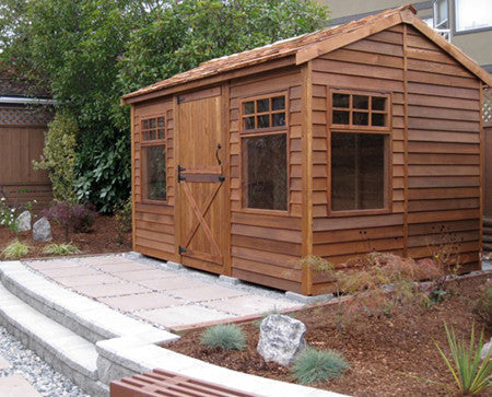 Load image into Gallery viewer, CedarShed Haida Cabin Outside 2 Marin Backyards
