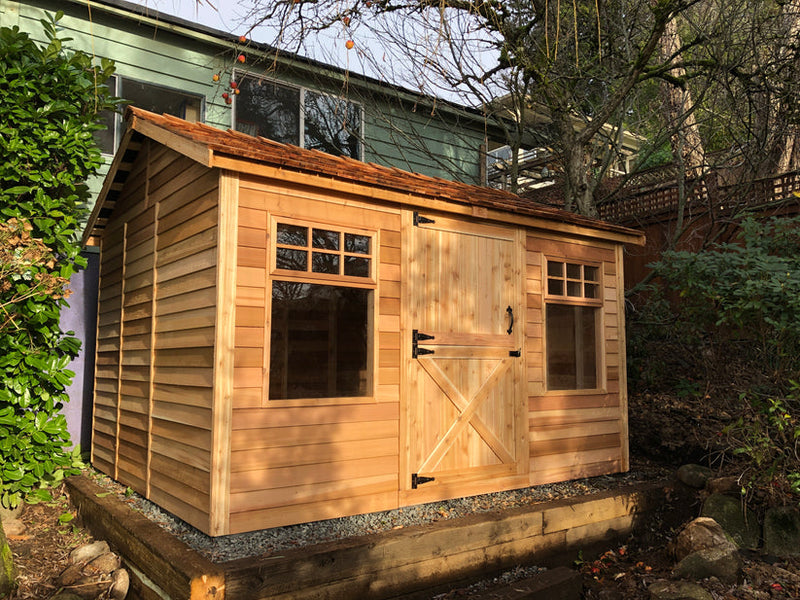 Load image into Gallery viewer, CedarShed Haida Cabin Outside 3 Marin Backyards
