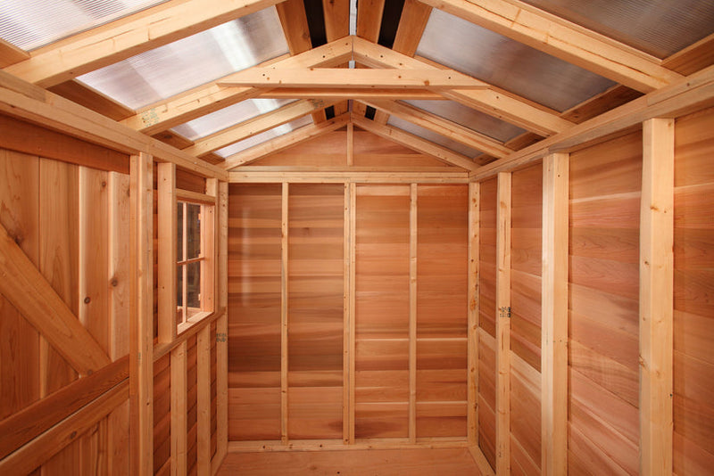 Load image into Gallery viewer, CedarShed Hobbyhouse Details 1 Marin Backyards
