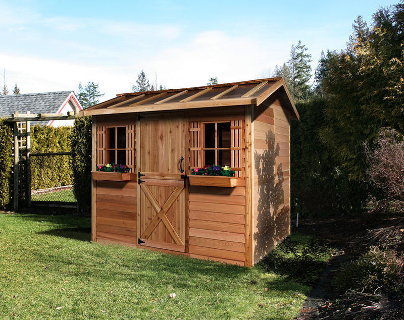 Load image into Gallery viewer, CedarShed Hobbyhouse Lifestyle 2 Marin Backyards
