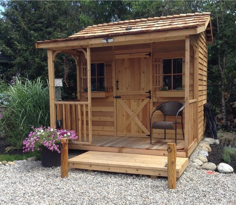 Load image into Gallery viewer, CedarShed Kids Bunkhouse Lifestyle 1 Marin Backyards
