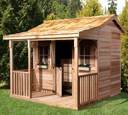 Load image into Gallery viewer, CedarShed Kids Bunkhouse Model 2 Marin Backyards
