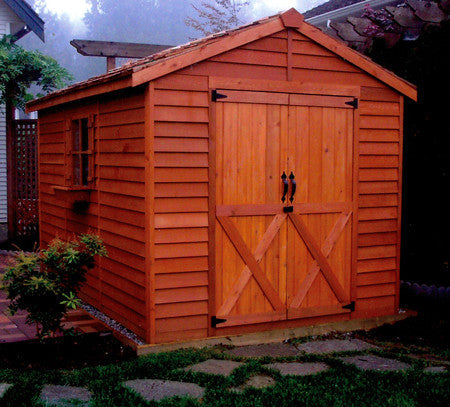 Load image into Gallery viewer, CedarShed Rancher Lifestyle 3 Marin Backyards
