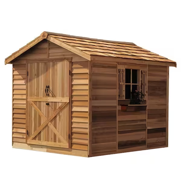 Load image into Gallery viewer, CedarShed Rancher Model 1 Marin Backyards
