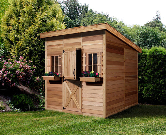 CedarShed Studio Shed Lifestyle 1 Marin Backyards