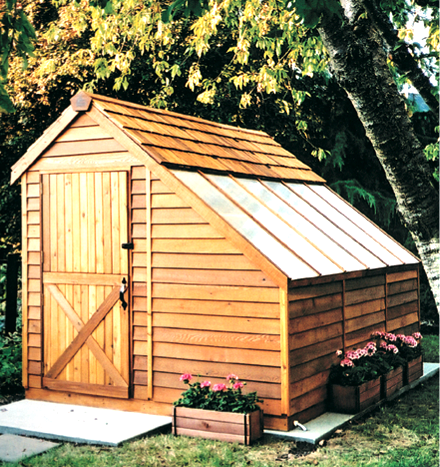 Load image into Gallery viewer, CedarShed Sunhouse Lifestyle 1 Marin Backyards

