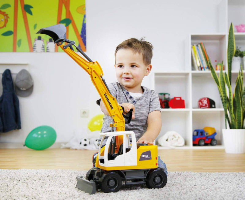 Load image into Gallery viewer, Excavator Toy Truck Liebherr In Action Marin Backyards
