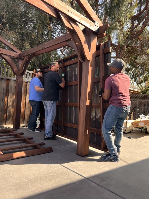 Load image into Gallery viewer, GAZEBO INSTALLATION Marin Backyards 2
