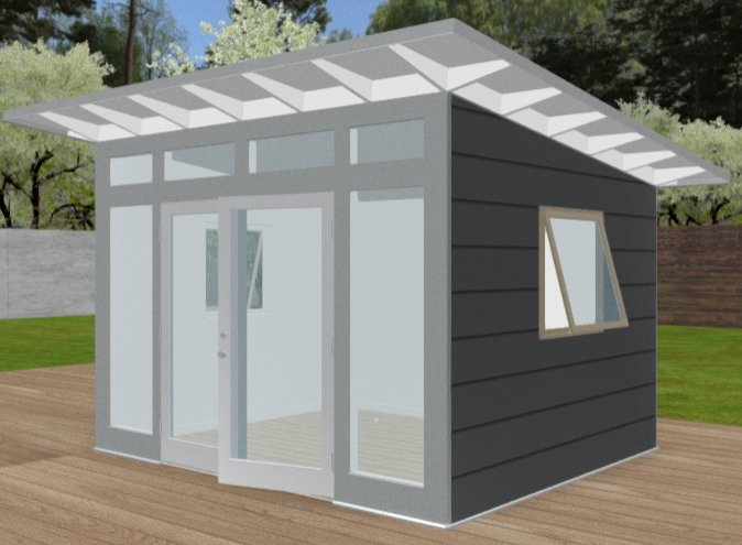 Load image into Gallery viewer, Studio-Shed Solitude 10' × 12'

