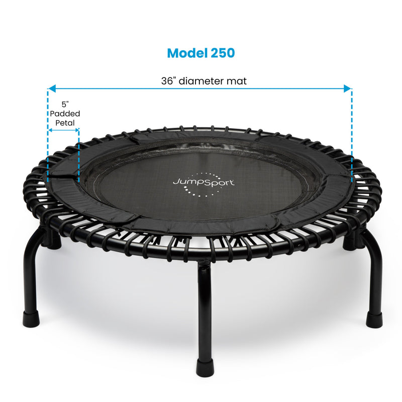 Load image into Gallery viewer, JumpSport 200 Series Fitness Trampolines 39 Inches Model 2 Marin Backyards
