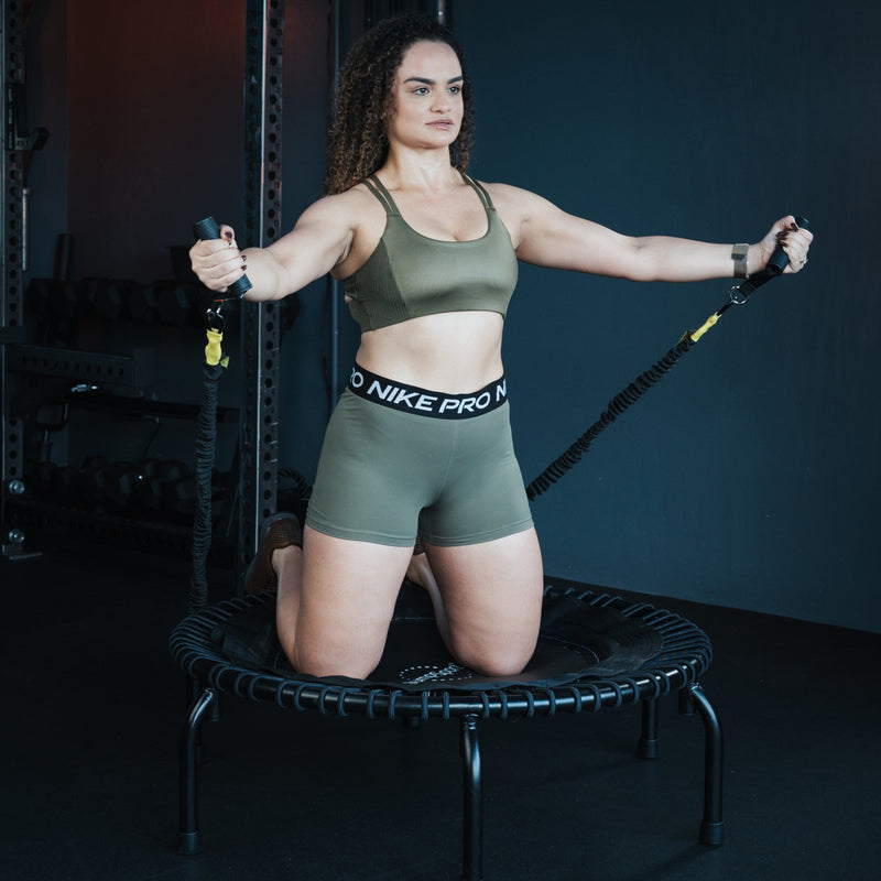 Load image into Gallery viewer, JumpSport 230 Fitness Trampoline 39 Inches Lifestyle Marin Backyards
