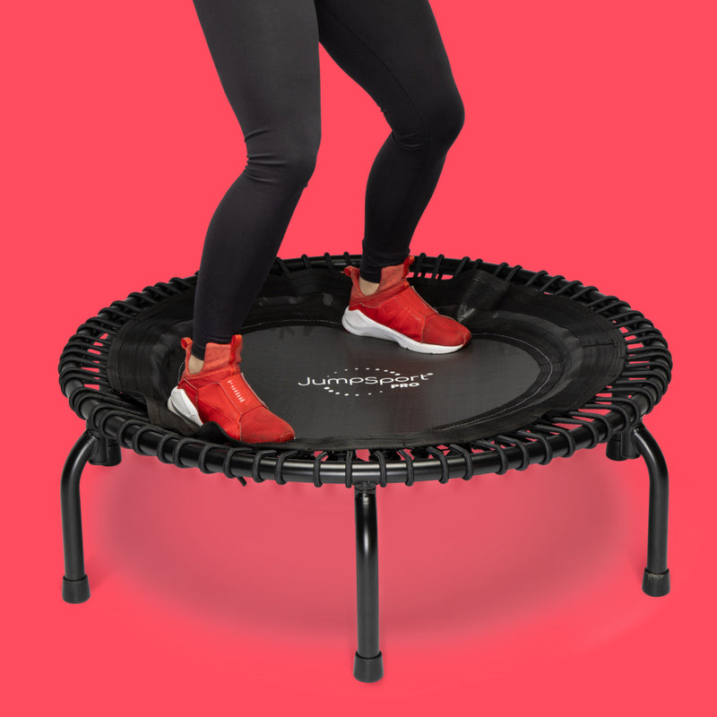 Load image into Gallery viewer, JumpSport 300 PRO Series Fitness Trampolines 39 Inches Lifestyle 1 Marin Backyards
