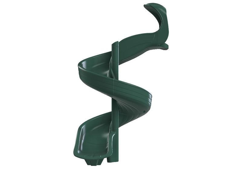 Load image into Gallery viewer, Open Spiral Slide 7' Green
