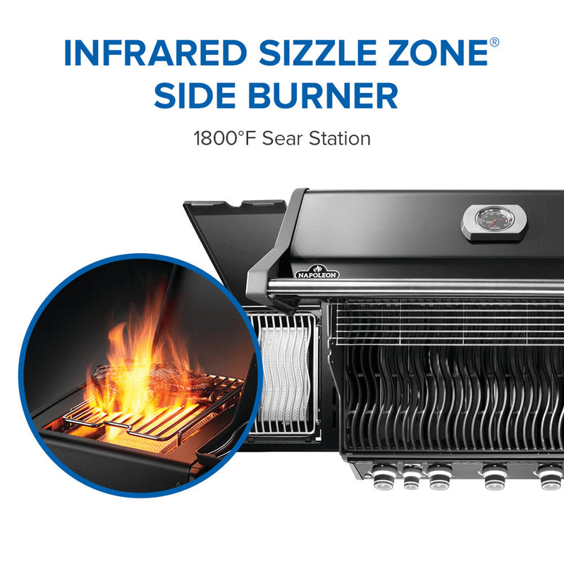Load image into Gallery viewer, Rogue® PRO 625 SIB with Infrared Side Burner Black
