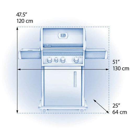 Rogue® 425 SB with Range Side Burner 16