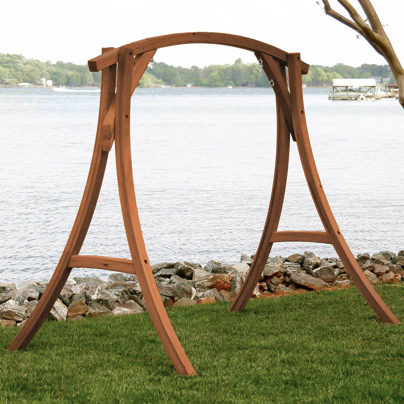 Load image into Gallery viewer, Roman Arc Cypress Swing Stand
