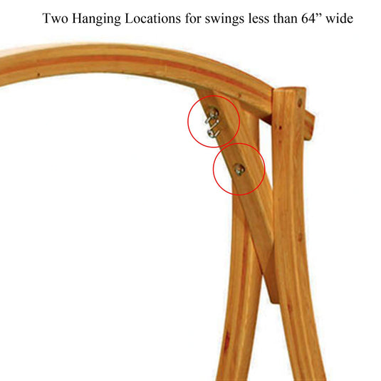 Roman Arc Cypress Swing Stand