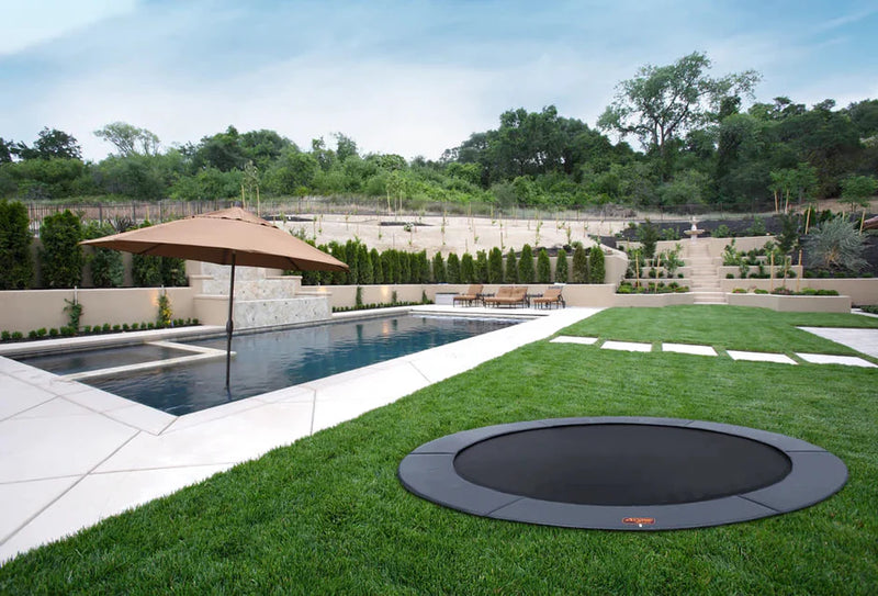 Load image into Gallery viewer, 12′ Round Pro-Line Avyna In-ground Trampoline
