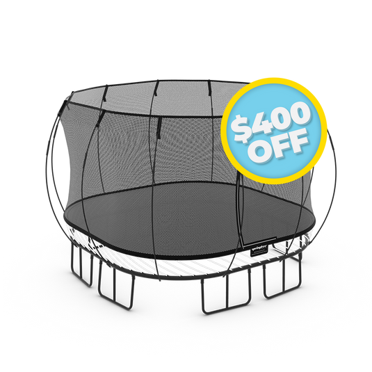 SpringFree Jumbo Square Trampoline 13' x 13'