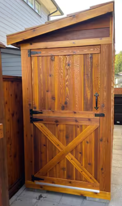 Load image into Gallery viewer, Cedar Shed Bayside Lean-To Dutch Door
