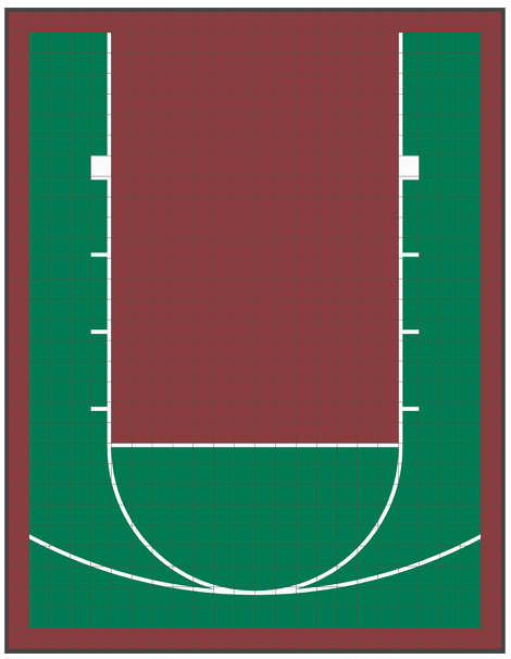 Small Basketball Court Kit 1