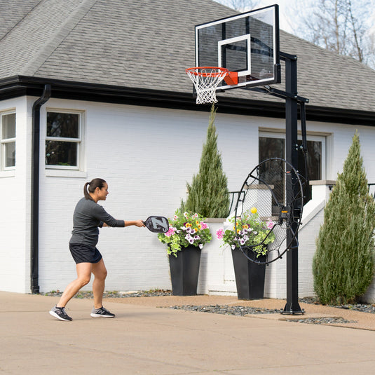 SILVERBACK Pass-Back Basketball Rebounding Net