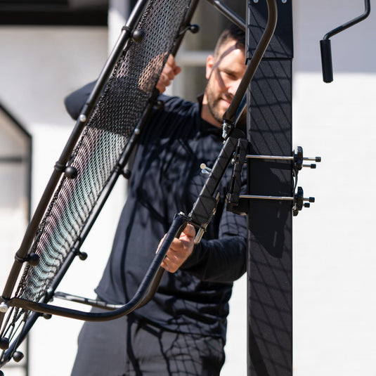 SILVERBACK Pass-Back Basketball Rebounding Net