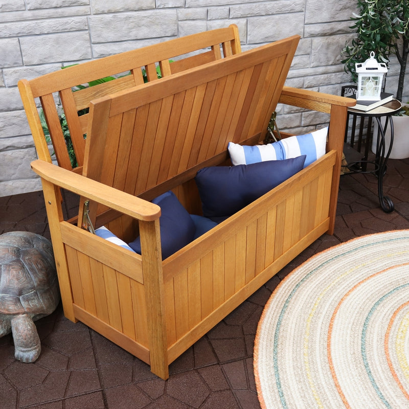 Load image into Gallery viewer, Storage Bench 51 inches Marin Backyards 3
