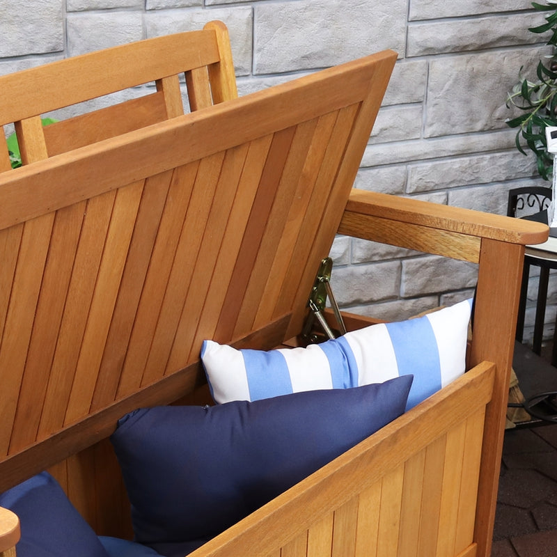 Load image into Gallery viewer, Storage Bench 51 inches Marin Backyards 4
