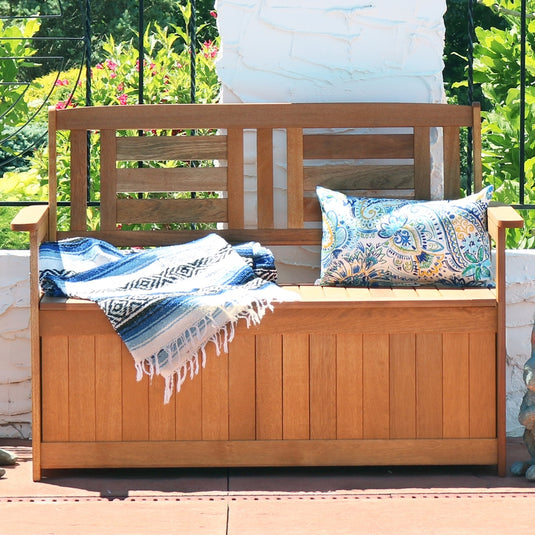 Storage Bench 51 inches Marin Backyards 6