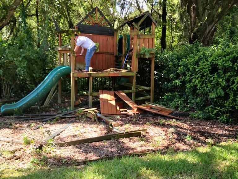 Load image into Gallery viewer, Swing Set Removal Services 2 Marin Backyards
