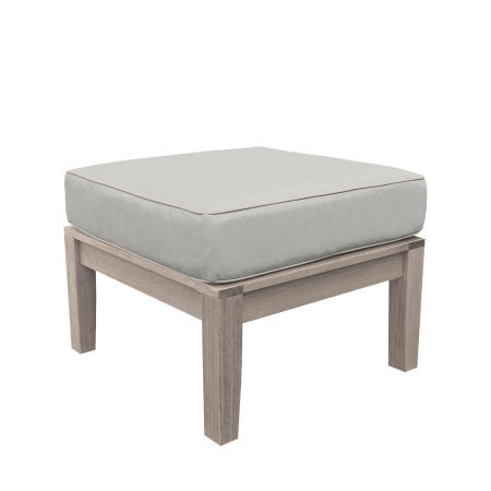 Load image into Gallery viewer, Teak Ottoman Restoration Service Marin Backyards Gray
