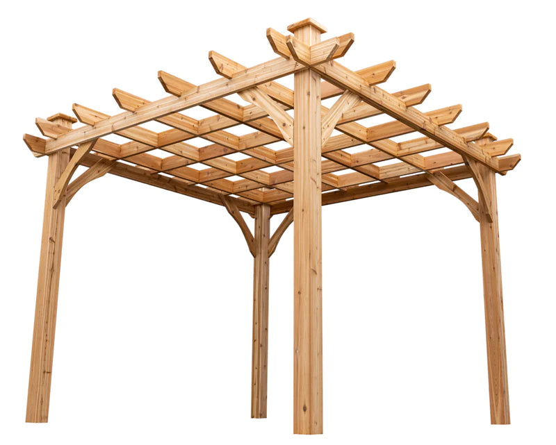 Load image into Gallery viewer, The Kalamalka 10ft x 10ft Pergola Kit Model 2 Marin Backyards
