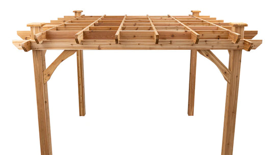 The Kalamalka 10ft x 10ft Pergola Kit Model 6 Marin Backyards