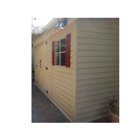 Cedar Shed Bayside Lean-To Double Door