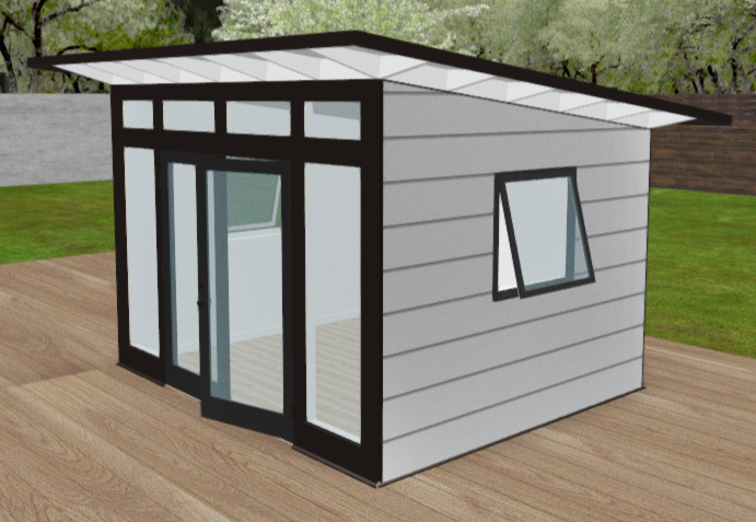 Load image into Gallery viewer, Studio-Shed Solitude 10' × 12'
