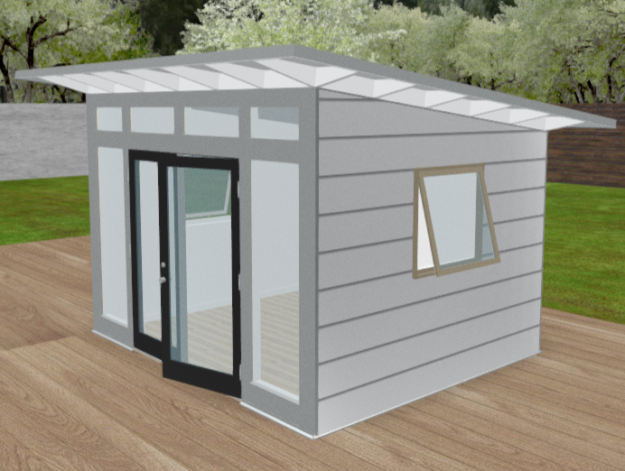 Load image into Gallery viewer, Studio-Shed Solitude 10' × 12'
