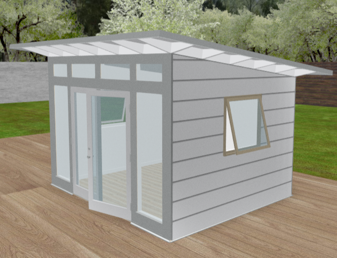 Load image into Gallery viewer, Studio-Shed Solitude 10' × 12'
