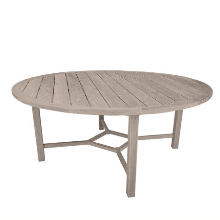 Load image into Gallery viewer, XL Round Teak Table Restoration Service Marin Backyards Gray
