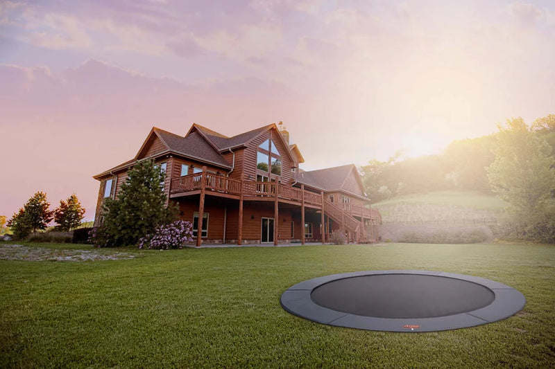 Load image into Gallery viewer, 15′ Round Pro-Line Avyna In-ground Trampoline
