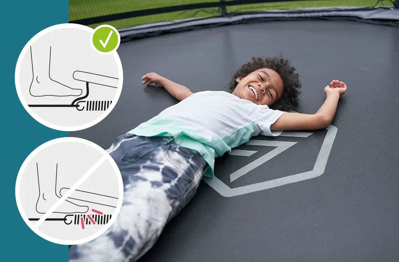 Load image into Gallery viewer, NORTH® Legend 17.5' x 12' Rectangle Above Ground Trampoline
